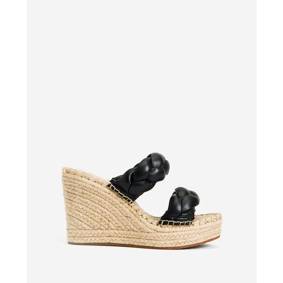 KENNETH  COLE OLIVIA BRAIDED WEDGE ESPADRILLE SANDAL SZ 6 - Picture 4 of 4